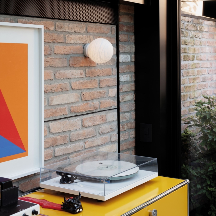 Ideal Lux - Wandleuchte CARTA 1xE27/25W/230V d 20 cm weiß