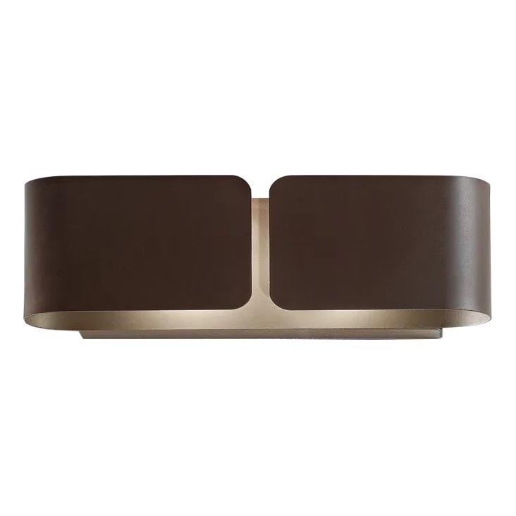 Ideal Lux - Wandleuchte CLIP 2xE27/60W/230V braun