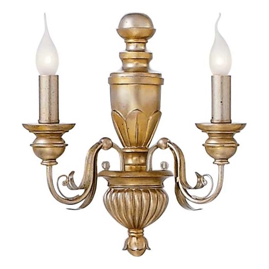 Ideal Lux - Wandleuchte FIRENZE 2xE14/40W/230V golden