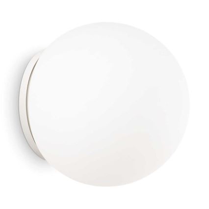 Ideal Lux - Wandleuchte MAPA 1x E27/42W/230V, Ø 30 cm, weiß