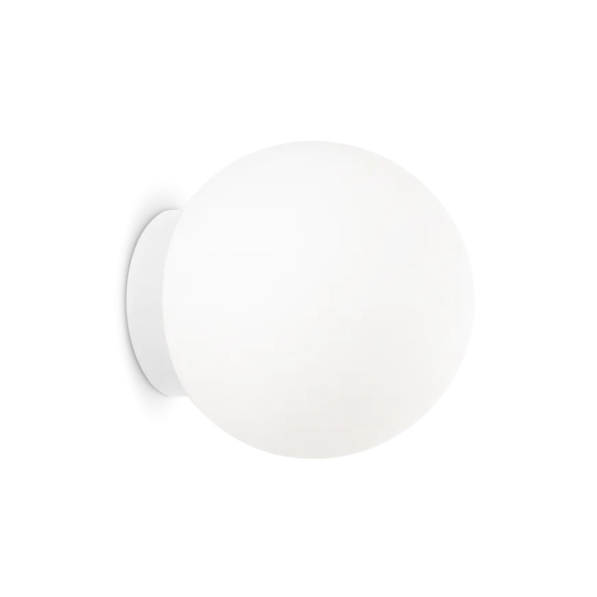 Ideal Lux - Wandleuchte MAPA 1xE27/42W/230V Ø 20 cm weiß