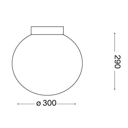 Ideal Lux - Wandleuchte MAPA 1xE27/60W/230V