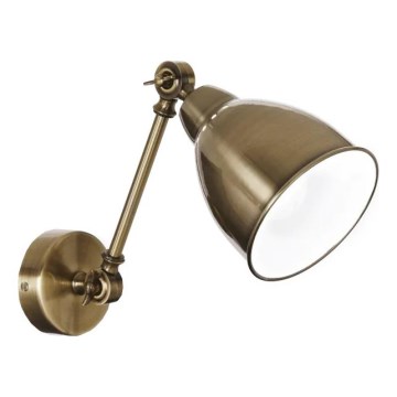 Ideal Lux - Wandleuchte NEWTON 1xE27/42W/230V bronzefarben