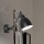 Ideal Lux - Wandleuchte NEWTON 1xE27/42W/230V schwarz
