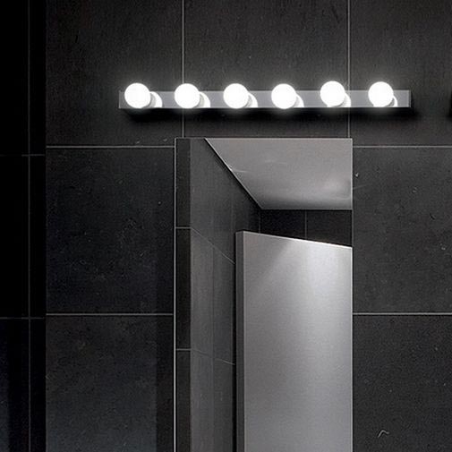 Ideal Lux - Wandleuchte PRIVE 6xE14/40W/230V glänzendes Chrom