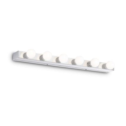 Ideal Lux - Wandleuchte PRIVE 6xE14/40W/230V glänzendes Chrom