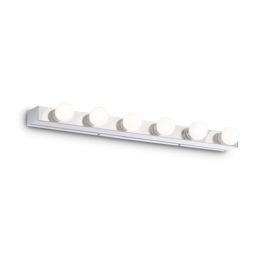 Ideal Lux - Wandleuchte PRIVE 6xE14/40W/230V glänzendes Chrom