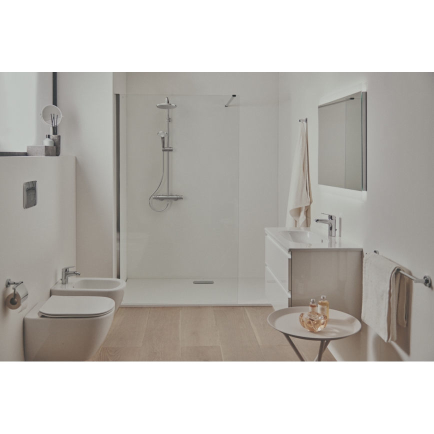 Ideal Standard A7208AA - Duschset mit thermostatischer Armatur CERATHERM T25, Hochglanz-Chrom