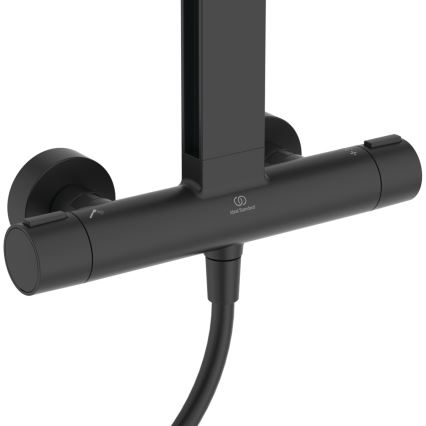 Ideal Standard BD583XG -  Duschset mit CERATHERM ALU+ Armatur matt schwarz