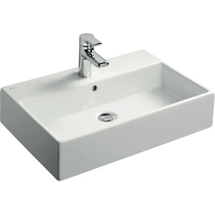 Ideal Standard K078101 - Aufsatzwaschbecken STRADA 60x42 cm Keramik/weiß