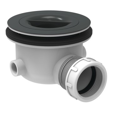 Ideal Standard K936367 - Duschwannen-Siphon 9 cm schwarz/weiß