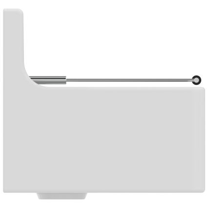 Ideal Standard S593901 - Wandhängendes Ausgussbecken mit Ablaufgitter DOURO 45,5x38 cm Keramik/weiß