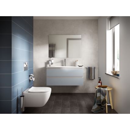 Ideal Standard T354601 - TESI Wand-WC mit SoftClose-Sitz, Keramik/weiß