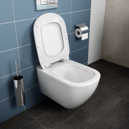 Ideal Standard T354601 - TESI Wand-WC mit SoftClose-Sitz, Keramik/weiß