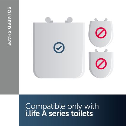 Ideal Standard T453001 - WC-Sitz I.LIFE A weiß