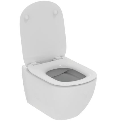 Ideal Standard T536001 - Wand-WC, randlos, mit SoftClose-Sitz TESI Keramik/weiß