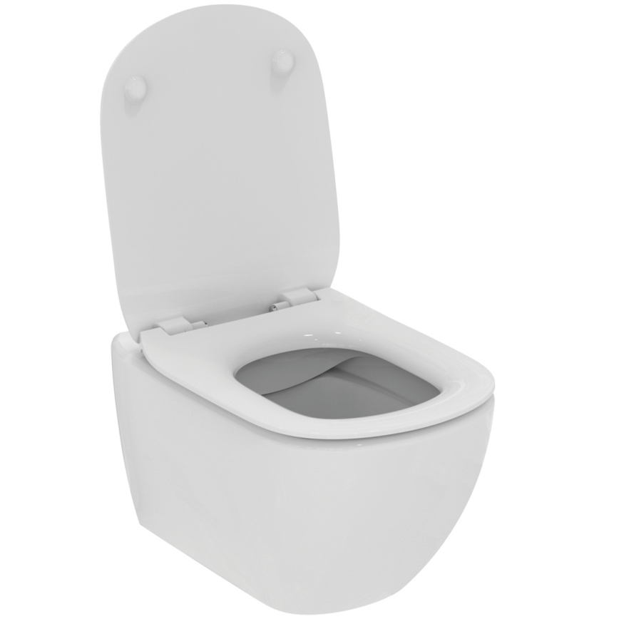 Ideal Standard T536001 - Wand-WC, randlos, mit SoftClose-Sitz TESI Keramik/weiß