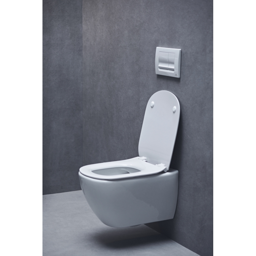 Ideal Standard T552201 - WC-Sitz TESI mit SoftClose-Absenkautomatik, weiß