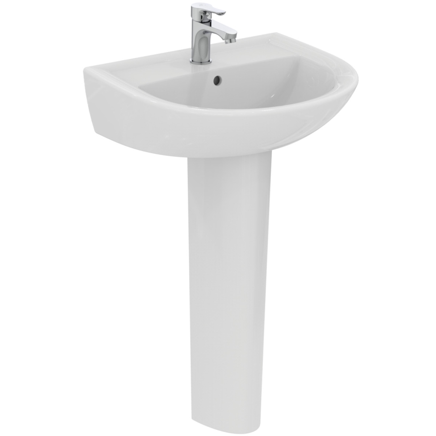 Ideal Standard W332601 - Wandwaschbecken EUROVIT 55 x 46 cm Keramik/weiß