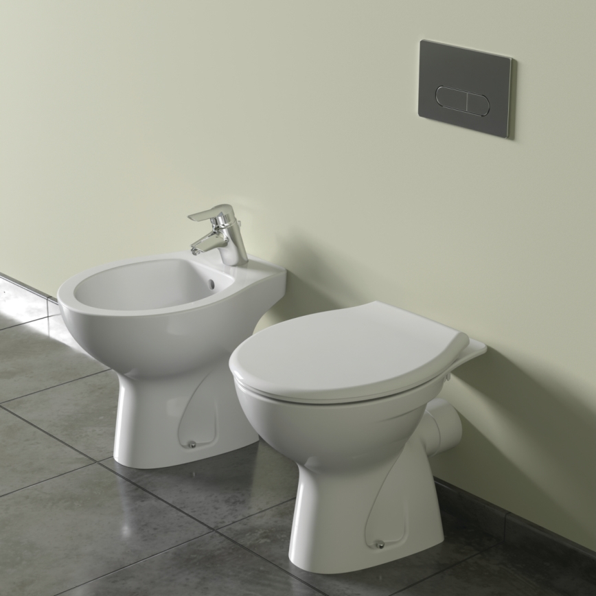 Ideal Standard W333101 - Stand-WC EUROVIT Keramik/weiß