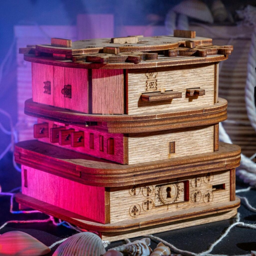iDventure - Holzpuzzle Davy Jones' Kiste
