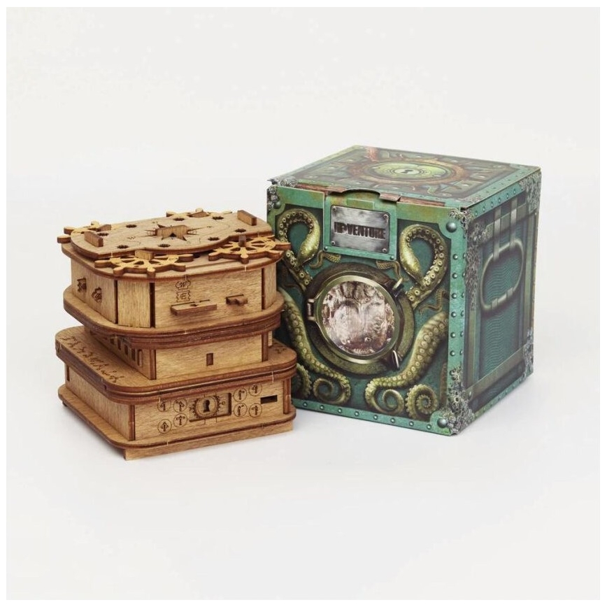 iDventure - Holzpuzzle Davy Jones' Kiste