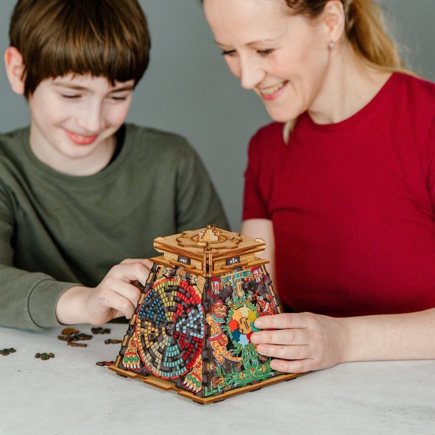 iDventure - Holzpuzzle Sun Pyramide