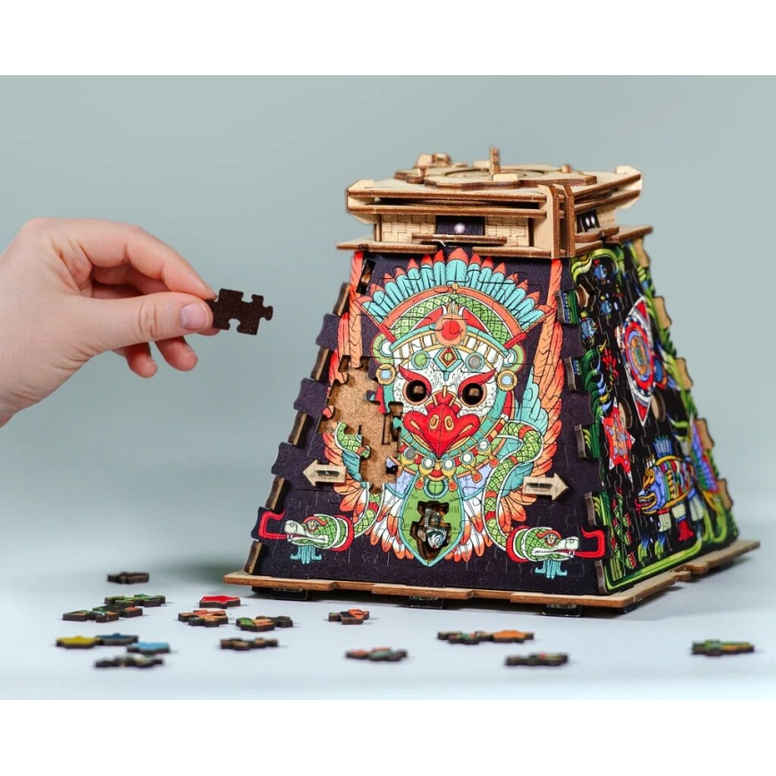 iDventure - Holzpuzzle Sun Pyramide
