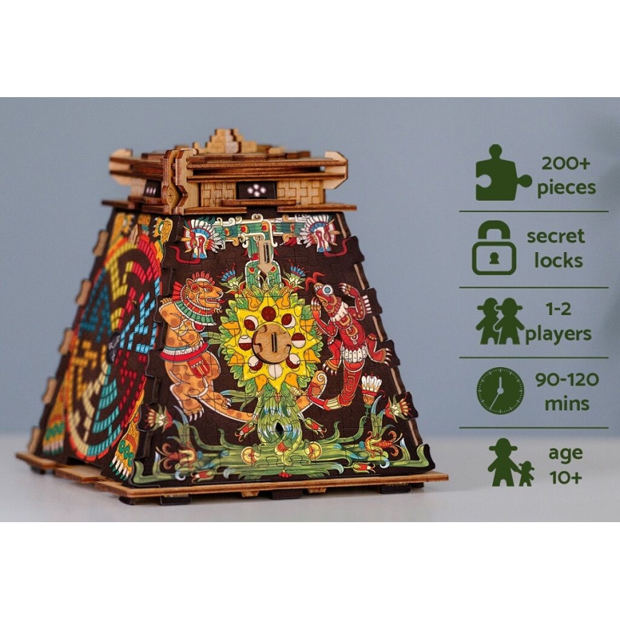 iDventure - Holzpuzzle Sun Pyramide