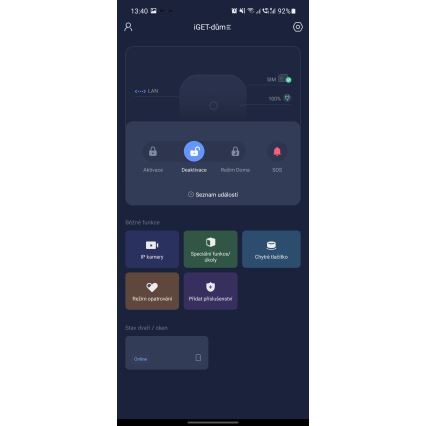 Intelligentes kabelloses Alarmsystem 4G LTE/WiFi/Ethernet/GSM