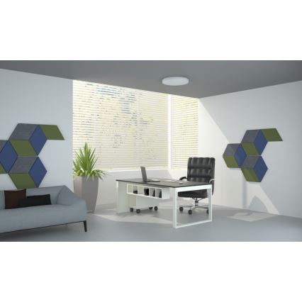 LED Dimmbares Deckenleuchte LED/42W/230V 40 cm + Fernbedienung