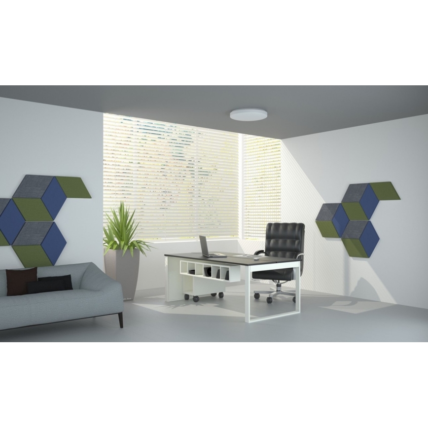 LED Dimmbares Deckenleuchte LED/42W/230V 40 cm + Fernbedienung