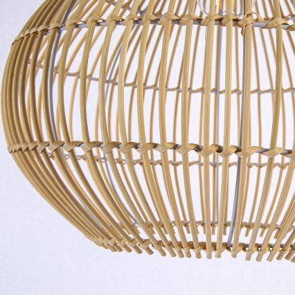 Hängeleuchte PELO 1xE27/40W/230V d 40 cm Rattan