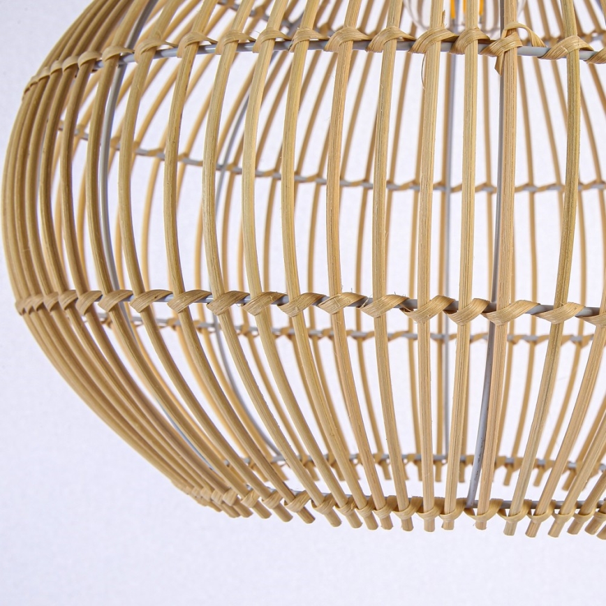 Hängeleuchte PELO 1xE27/40W/230V d 40 cm Rattan
