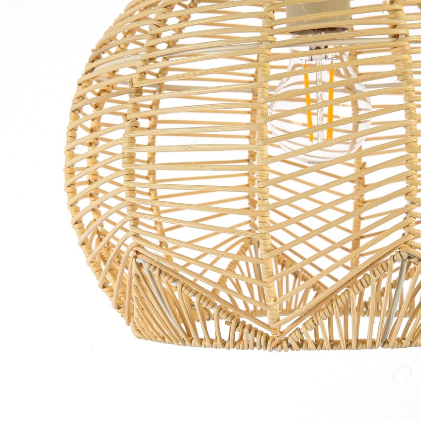 Hängeleuchte PELO 1xE27/40W/230V d 30 cm Rattan