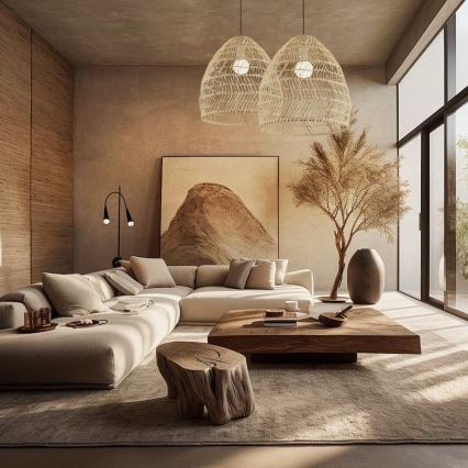 Pendelleuchte an Kabel BOHO DELICADO 1xE27/40W/230V Ø 38 cm