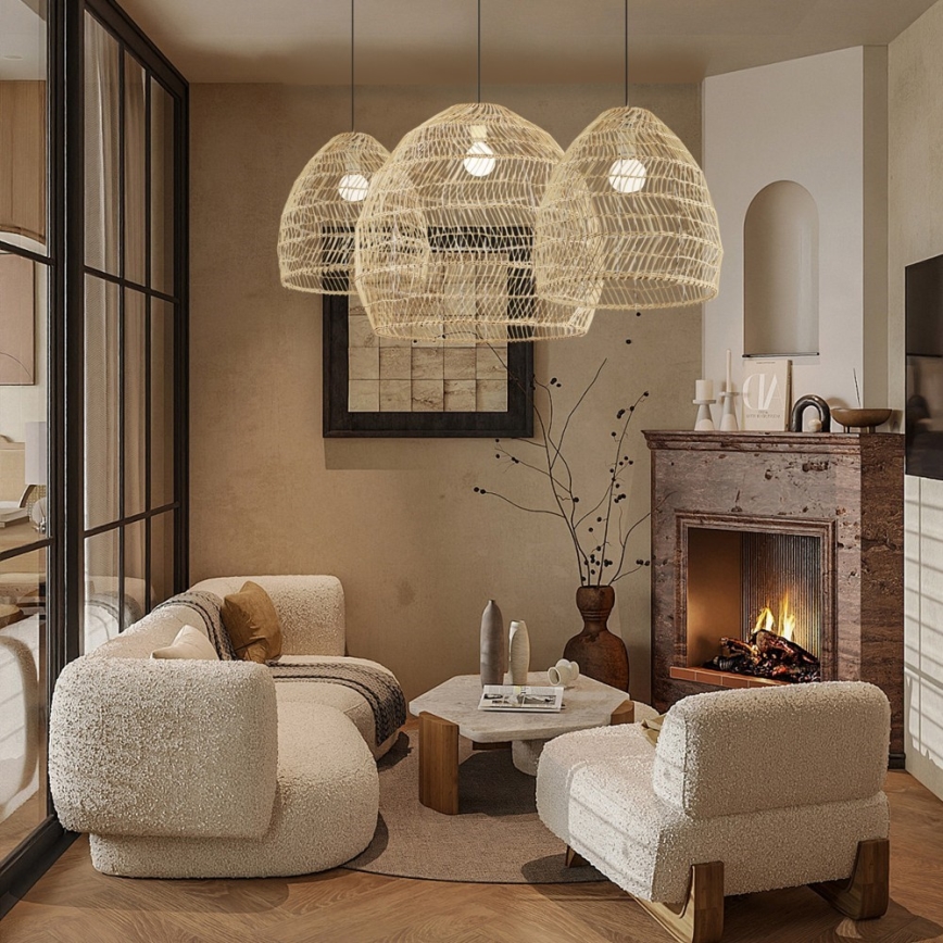 Pendelleuchte an Kabel BOHO DELICADO 1xE27/40W/230V Ø 38 cm