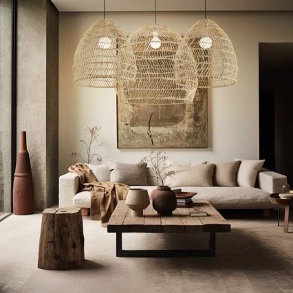 Pendelleuchte an Kabel BOHO DELICADO 1xE27/40W/230V Ø 38 cm