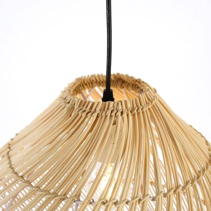 Hängeleuchte PELO 1xE27/40W/230V d 40 cm Rattan