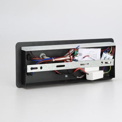 Immax 08288L - LED Wandleuchte mit Spot und Ablage, USB-Anschluss sowie kabelloser Ladefunktion Be PREPARE LED/3W/230V + LED/3W schwarz