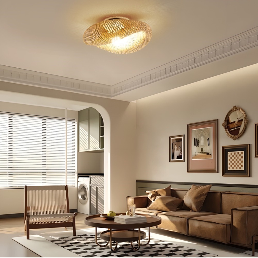 Deckenleuchte BOHO HILO 1xE27/40W/230V Ø 60 cm