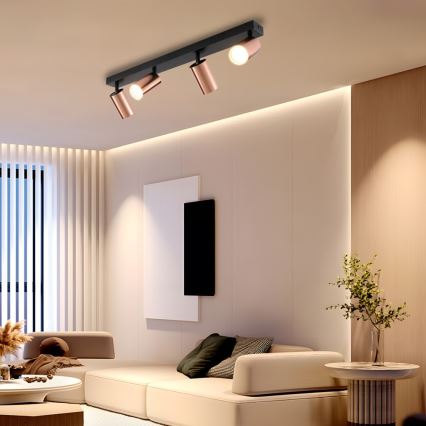 Spotleuchte PUNTO 4xGU10/9W/230V Roségold