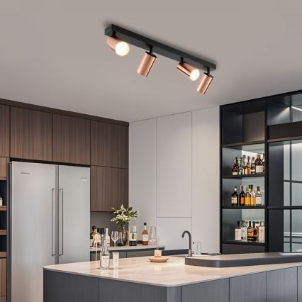Spotleuchte PUNTO 4xGU10/9W/230V Roségold