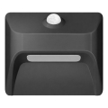 Immax 08307L - Wiederaufladbare LED-Treppenleuchte mit Sensor STEP LIGHT LED/0,3W/3,7V 2200 mAh IP53 schwarz