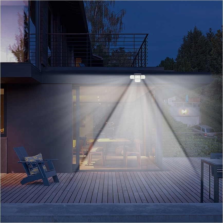 LED-Solar-Wandleuchte mit Sensor LED/5W/5,5V IP65