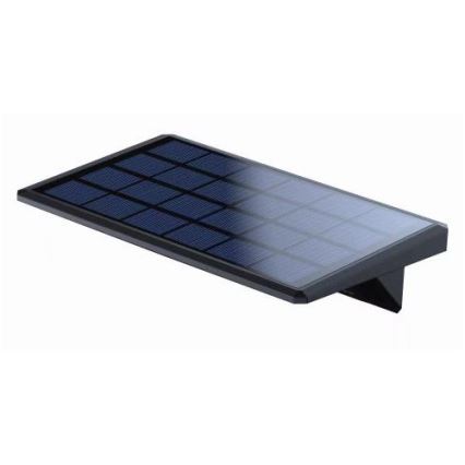 LED-Solarwandleuchte mit Sensor LED/2,6W/5,5V IP65 schwarz