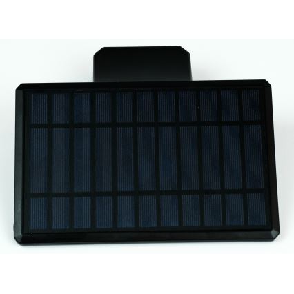 LED-Solarwandleuchte mit Sensor LED/2,6W/5,5V IP65 schwarz