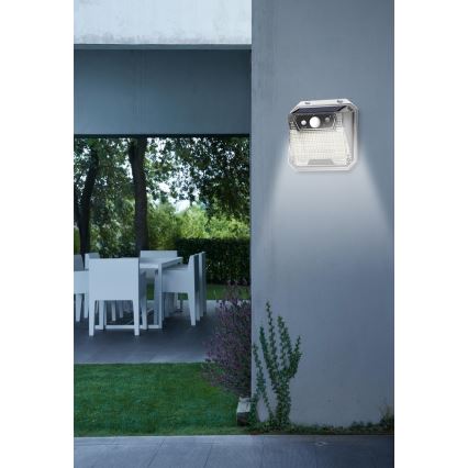 LED-Solarwandleuchte mit Sensor LED/3W/5,5V IP65