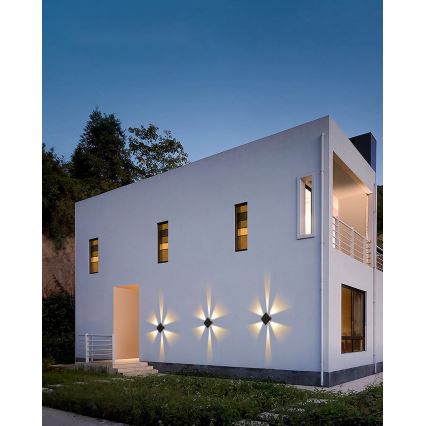 LED Solar-Wandleuchte mit Sensor LED/2W/5V IP54 1300 mAh