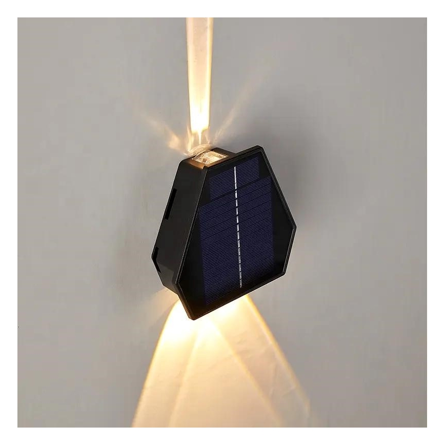 LED Solar-Wandleuchte mit Sensor LED/2W/5V IP54 1300 mAh